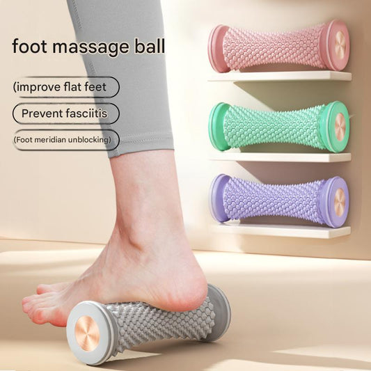 Yoga fascia ball foot massage wheel foot tendon dredging roller trainer multifunctional foot massage wheel