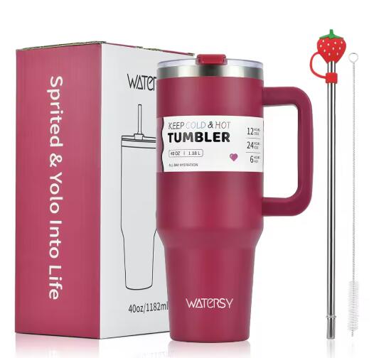 Cross-border 40oz First Generation Ice Cup, 304 Stainless Steel Thermos Cup, Large Capacity Car Cup Coffee Thermos Cup