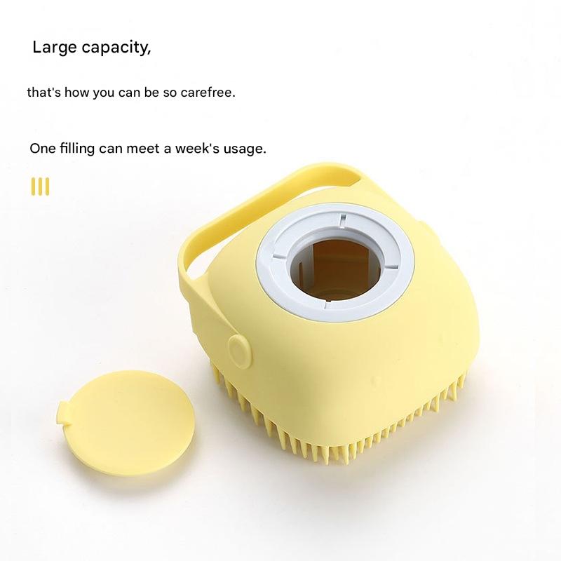 Bath Household Silicone Bath Brush, Bath Artifact Massage Brush