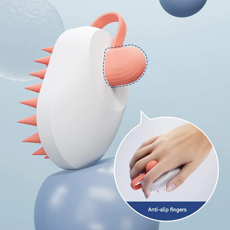 Creative Mouse Soft Glue Shampoo Brush, Artifact Household Adult Bath Shampoo Brush, Massager Pet Bath Brush